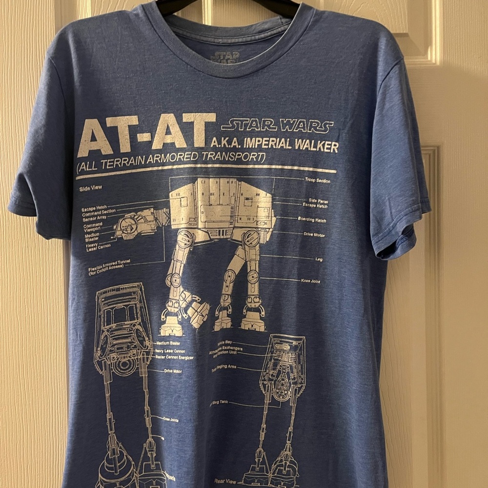 Star Wars Blue AT-AT Imperial Walker Tee